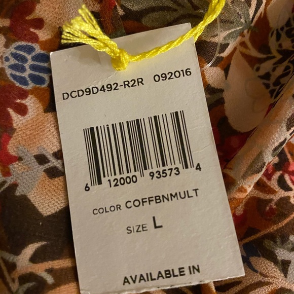 BCBGeneration Women's Romper Size Large L NWT Color: “Coffee Bean Multi” - Picture 5 of 12